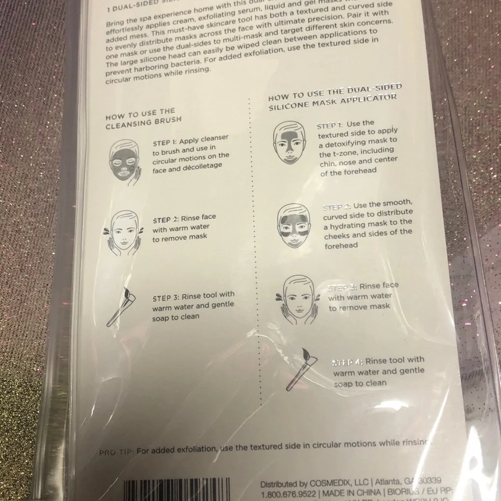 Cosmedix Skincare Brush Set Cleansing & Mask Brush